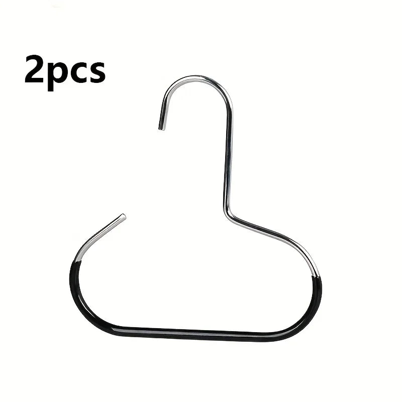 5pcsVersatile Manganese Steel Round Hook - Perfect for Hats, Ties, Scarves & Bags, Strong Load-Bearing, Non-Deformable