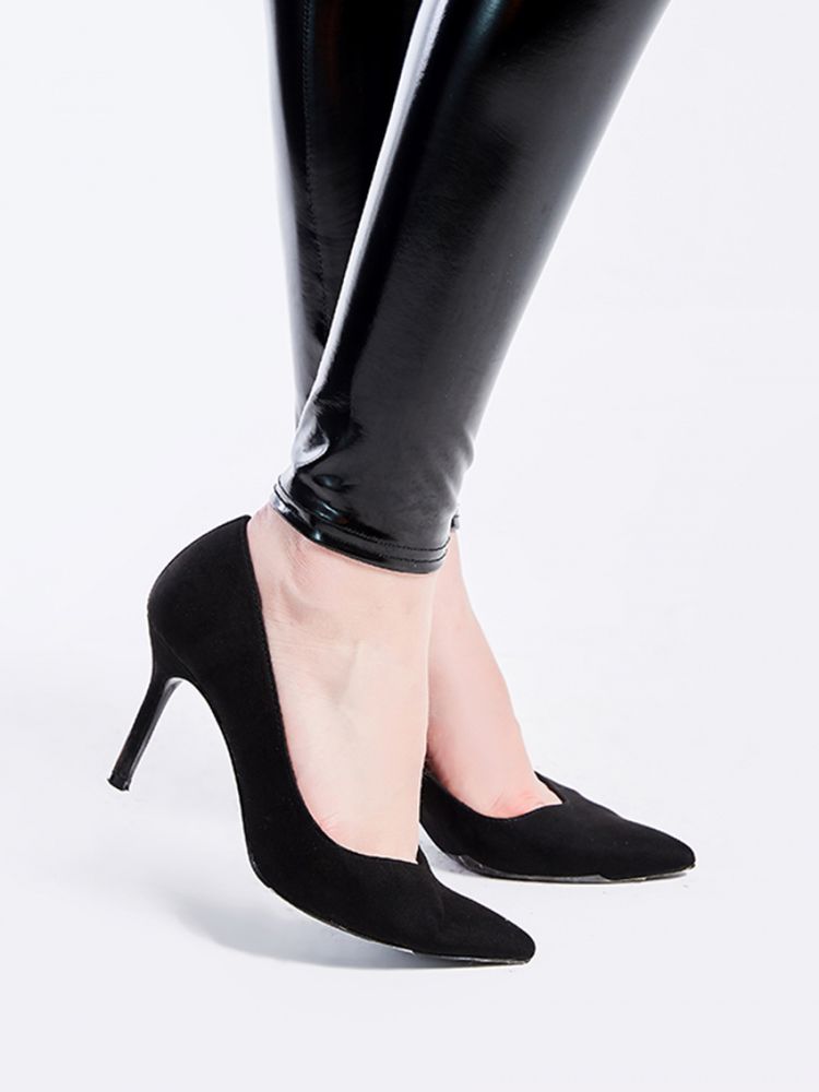 Premium High-Waisted Vinyl Leggings