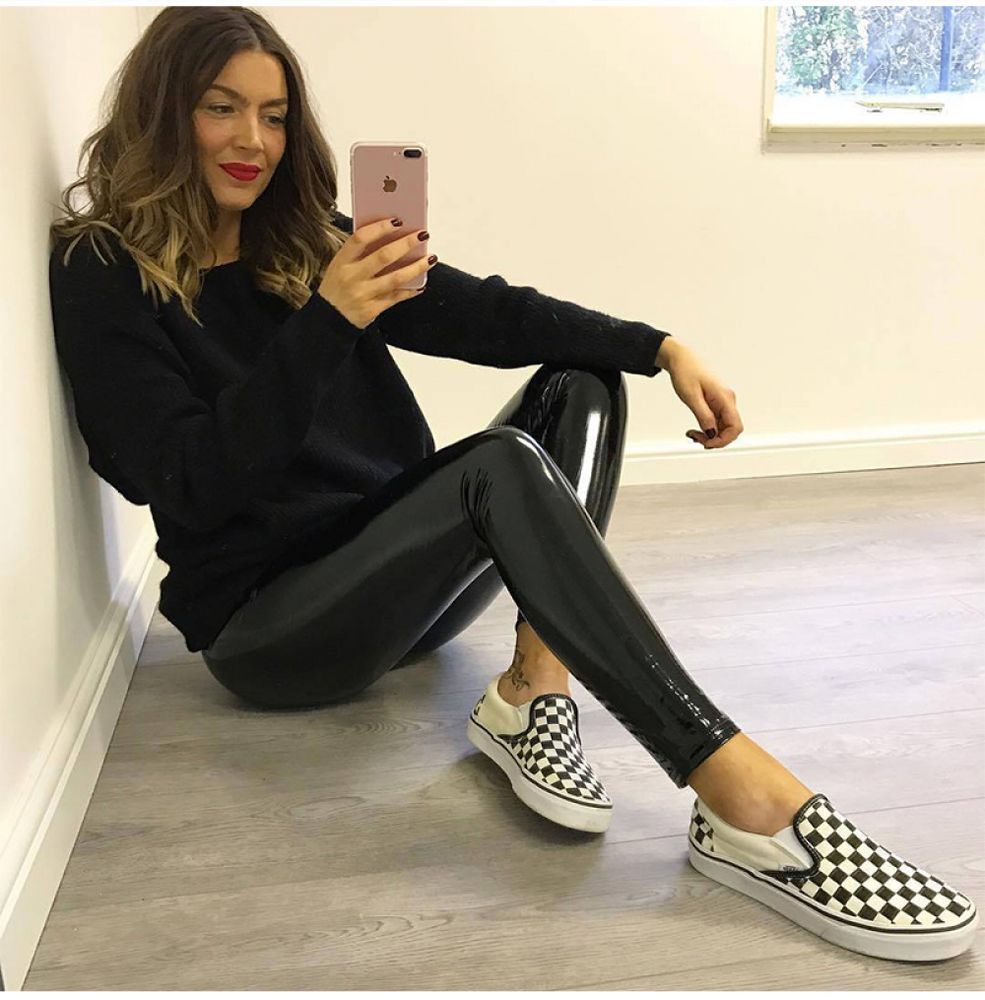 Premium High-Waisted Vinyl Leggings