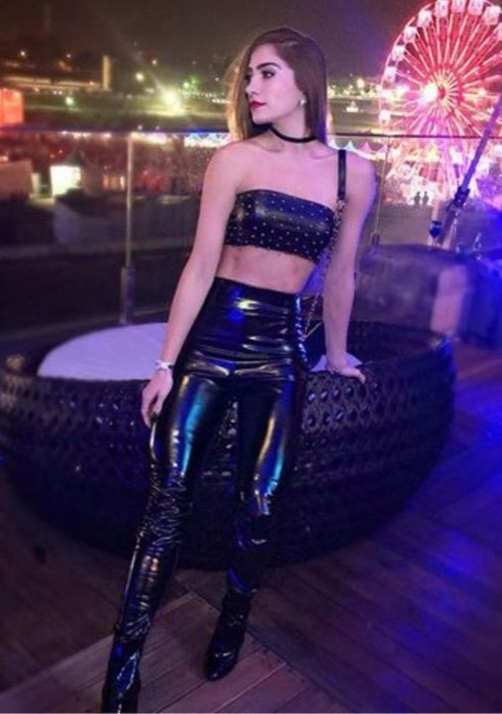 Premium High-Waisted Vinyl Leggings