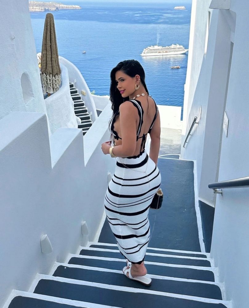 European summer knit set